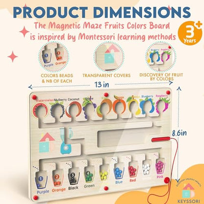 Magnetic Maze Board for Kids Age 3
