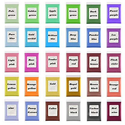 Mica Powder 30 Color Resin Pigment (4.23288 Ounce)