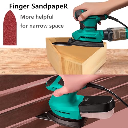 160pcs Sandpaper for Skil Detail Sander