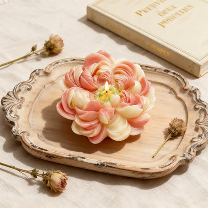 Large Peony Resin Casting Mold for Candles Making