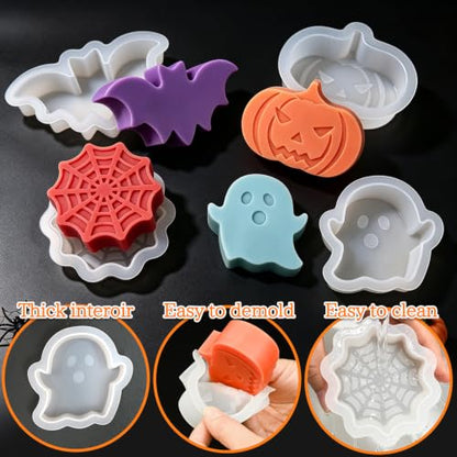 Halloween Candle Molds (4 Count)