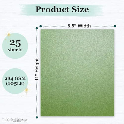 Cardstock Warehouse Stardream Fairway Green Cardstock Paper (25 Count)