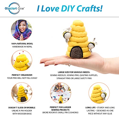 Sewing Pin Cushion Beehive