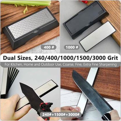 Diamond Sharpening Stone Set (5 Count)