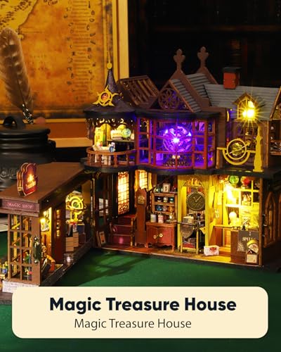 DIY Miniature House Kit Dollhouse Kit for Adults to Build Mini Magic House