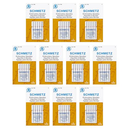 Embroidery Sewing Machine Needles (50 Count)