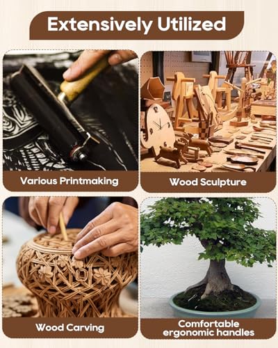 5Pk Wood Carving Tools Set (5 Count)