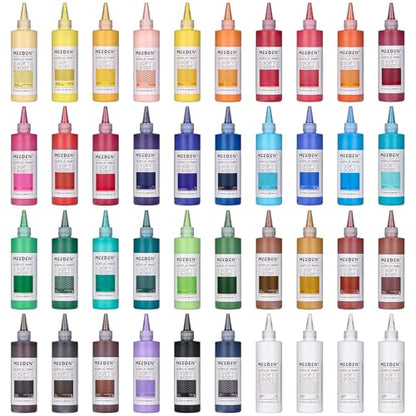 Soft Body Acrylic Paints Set (340 Fl Oz)