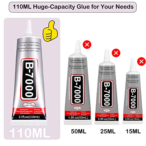 3.7oz B7000 Rhinestone Clear Glue for Jewelry Making