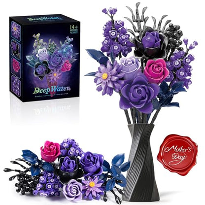 Purple Rose Blocks 822PCS