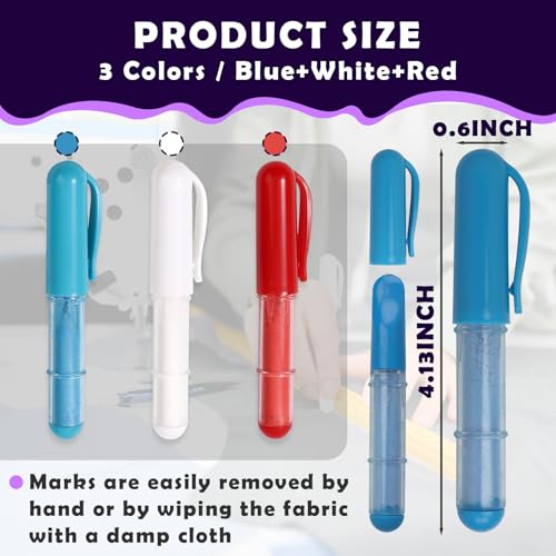 3PCS Sewing Chalk for Fabric (3 Count)