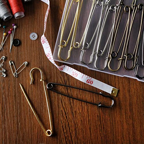 16pcs Extra Large 4inch Safety Pins for Crafting