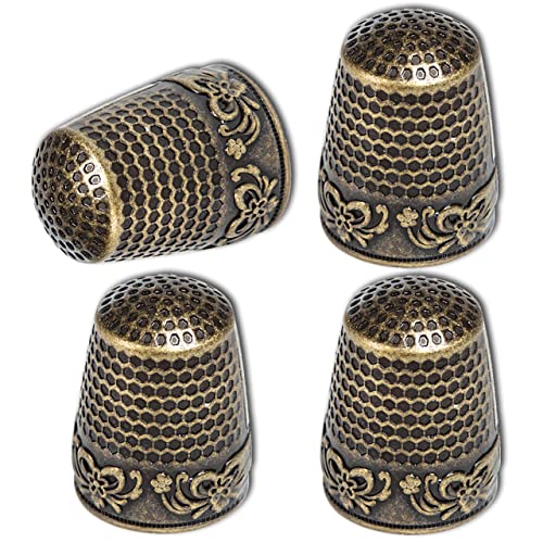 4Pcs Sewing Thimbles