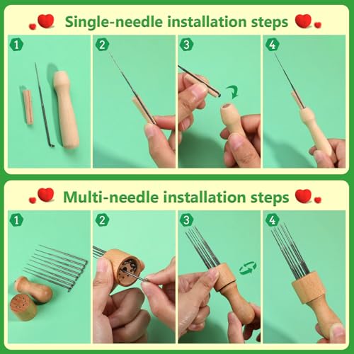 Needle Felting Tools (60 Count)