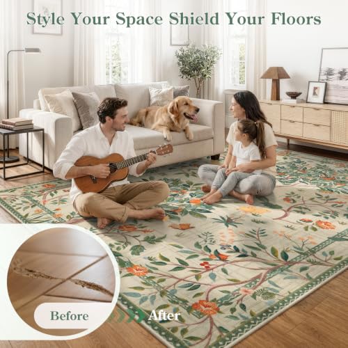 Washable Rug Runners for Hallways Non Slip 8 ft
