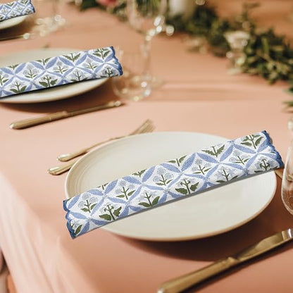 Hand Block Print Cloth Napkins (4 Count)