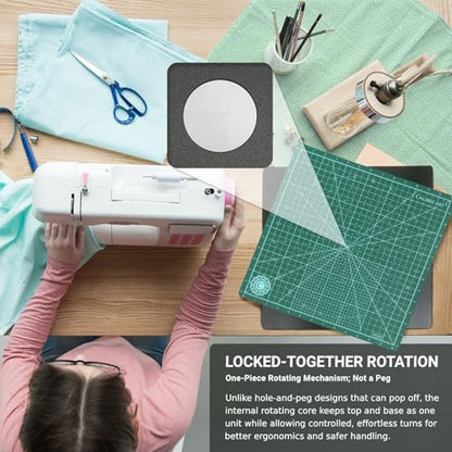 Rotating Self Healing Cutting Mat 14x14