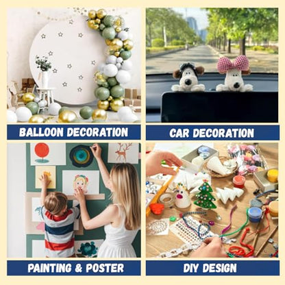 350 pcs Double Sided Sticky Dots (350 Count)