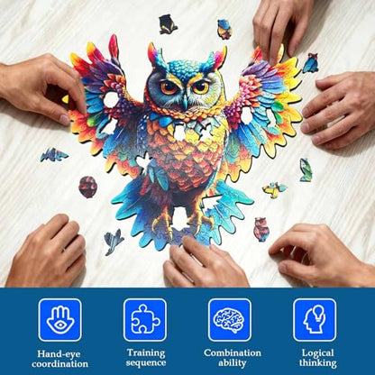 Wooden Puzzles for Adults (200 Count)