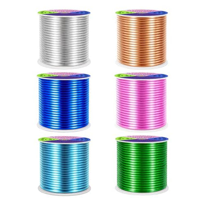 13 GA Pink Green Blue Assorted Anodized Aluminum Craft Wire