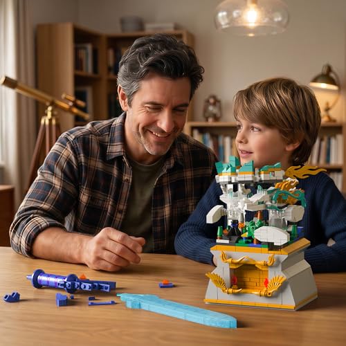 BOTW Glowing Master Sword Building Blocks Set