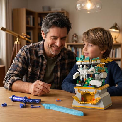 BOTW Glowing Master Sword Building Blocks Set