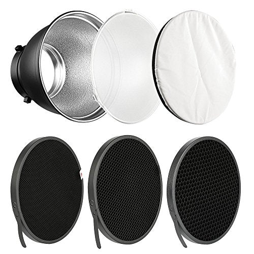 7" Standard Reflector Lamp Shade Dish Diffuser with 20°