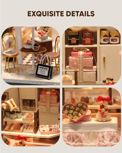 DIY Miniature House Kit Dollhouse Kit for Adults to Build Mini Shop