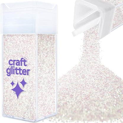 Craft Glitter Shaker Mother of Pearl Iridescent 130g Fine (4.6 Ounce)