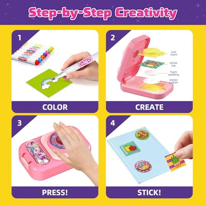 Sticker Maker for Kids (91 Count)