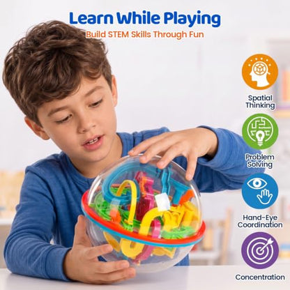 3D Maze Ball Puzzle