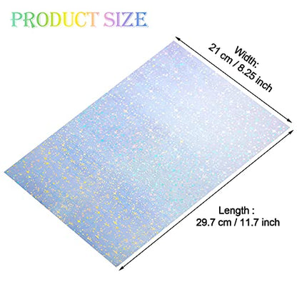 24 Sheets Holographic Sticker Paper