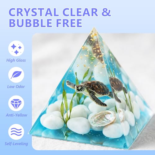 Epoxy Resin Kit 8OZ with Molds