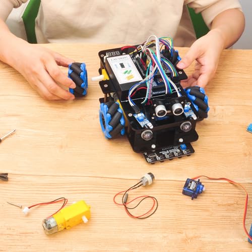 Omni Directional Mecanum Wheel Robot Car for Arduino STEM Coding Learning