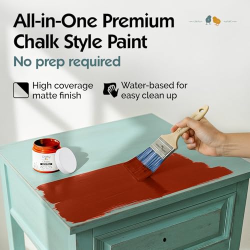 Pumpkin Pie 16 Fl Oz Chalk Paint for Furniture All in One