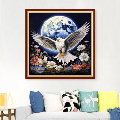 Stamped Cross Stitch Kits Full Range of Embroidery Needlework Starter Kits for Beginners Adults 11CT Embroidery Patterns Art Crafts DIY Needlepoint Kits