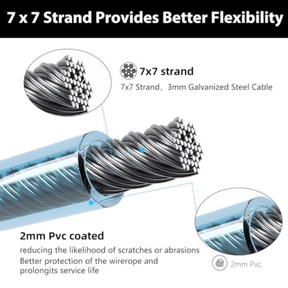 Sunshade Sail Wire (100 Foot)