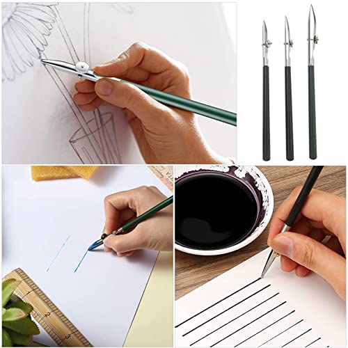 3pcs Adjustable Straight Line Pen