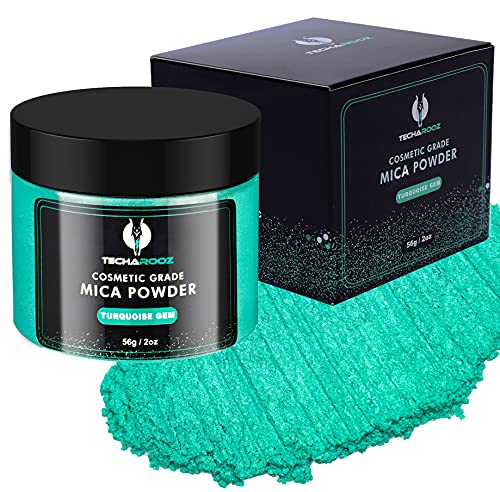 Turquoise Gem Mica Powder for Epoxy Resin 56g (2 Ounce)