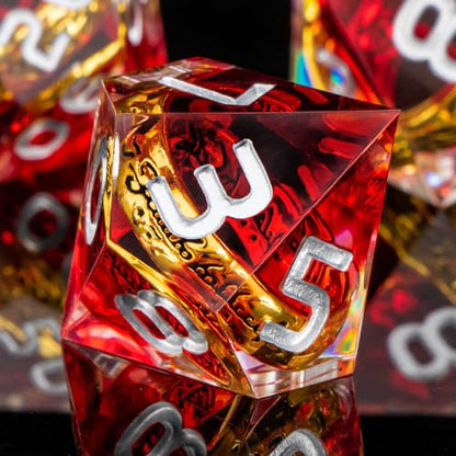Magic Lord Rings DND Dice Set with Box