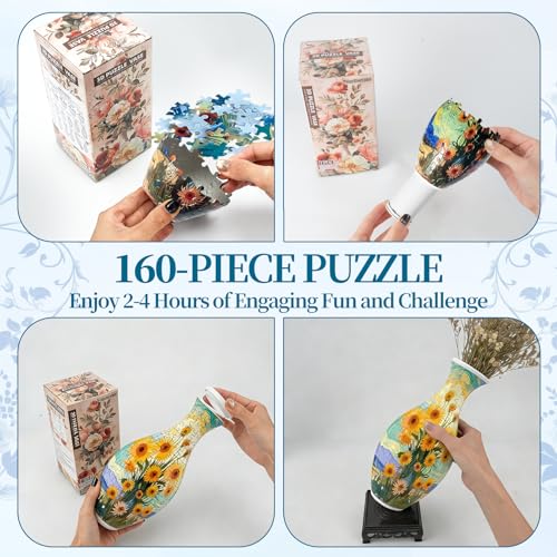 3D Puzzles Vase for Adults