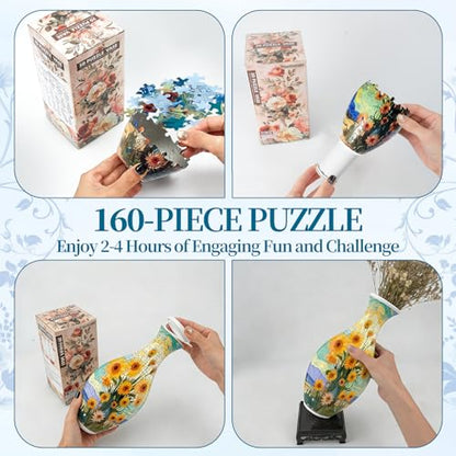 3D Puzzles Vase for Adults