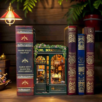 Owl Bookstore Book Nook Kit
