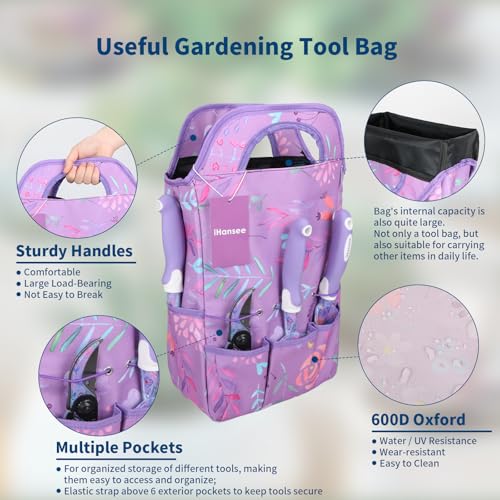 Purple Garden Tools Set 10 Pieces (10 Count)