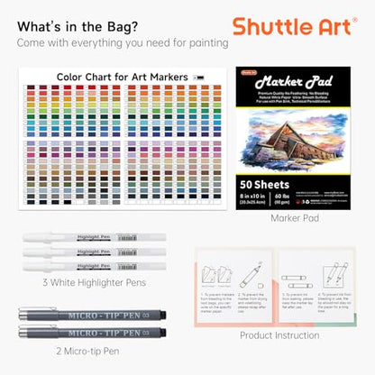 240 Colors Alcohol Markers (240 Count)
