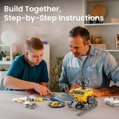 Robot Building Kit with APP & Remote Control Gifts for Boys 8