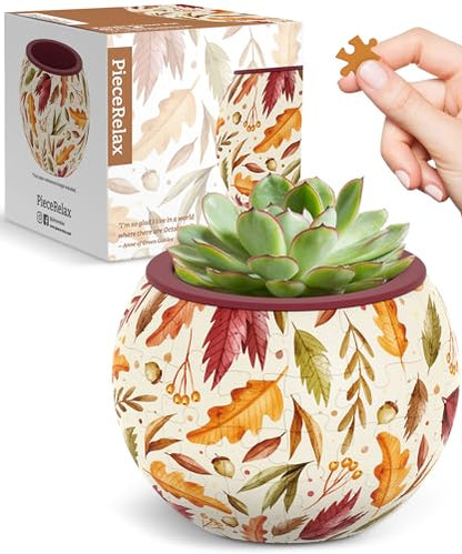 3D Puzzle Planter 80 Pieces (80 Count)