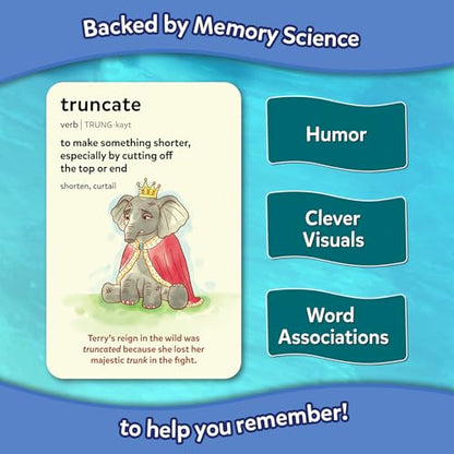 Educational Vocabulary Flash Cards for Kids