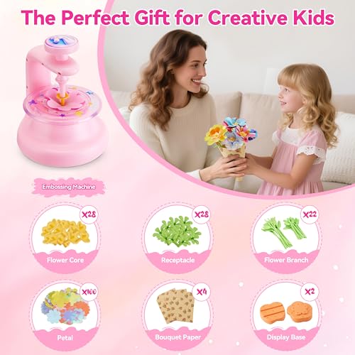 DIY Flower Bouquet Craft Kit for Girls Ages 4