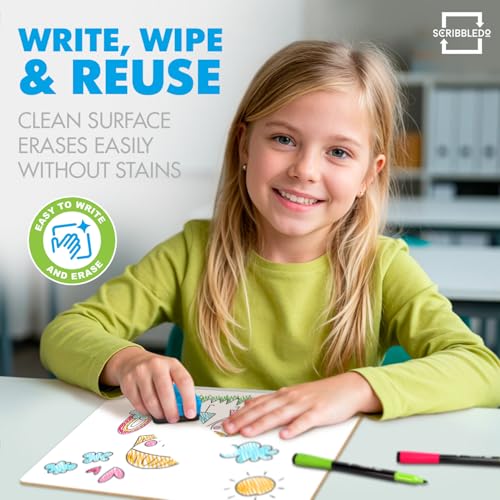 Small Dry Erase Whiteboards for Students (6 Count)